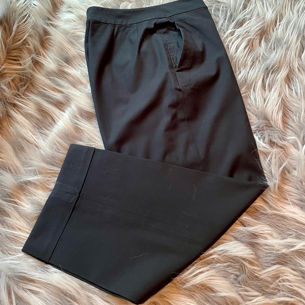 Ann Taylor Stretch Black Capris
